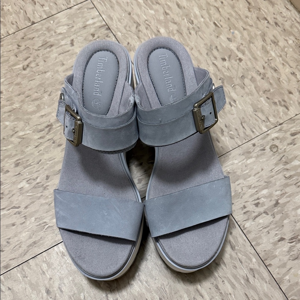 Timberland Suede Women's Wedge Sandals - Picture 5 of 5